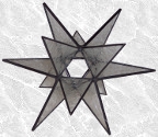 Stained Glass 3-D Star