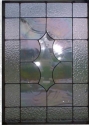 Stained Glass Geometric Panel