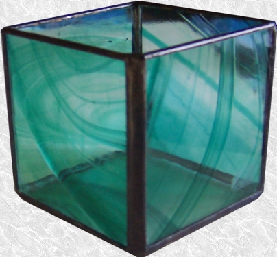 Stained Glass Candle Shelter