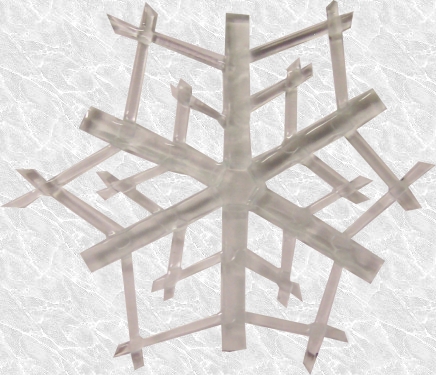 Fused Glass Snowflake