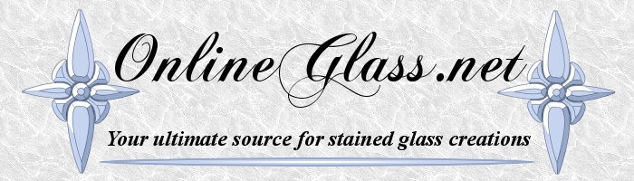 OnlineGlass.net - Your ultimate source for stained glass creations!